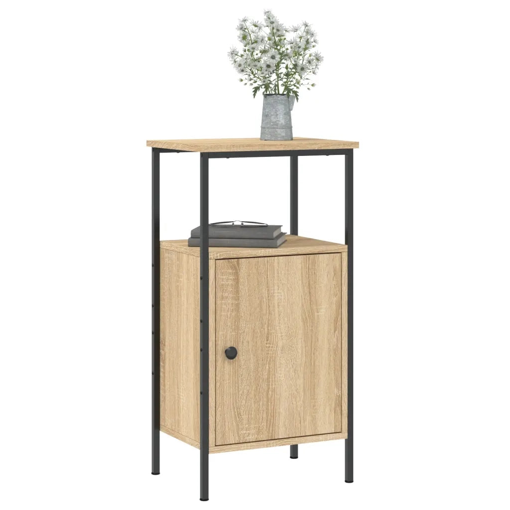 Comodini 2pz Rovere Sonoma 41x31x80 cm in Legno Multistrato 825926