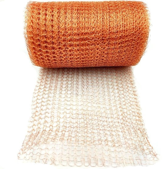 Tape in rame per la lotta contro le lumache, rete in rame per lumache, protezione per giardino (12,7 cm x 15 m) - marrone - 15m