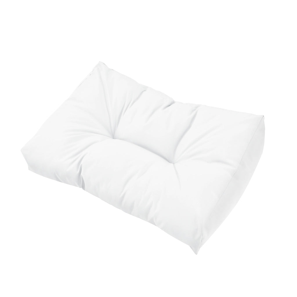 [en.casa] Cuscini per palette - a un set di 5 - cuscino sedile + cuscino schienale [bianco] divano a palette adatto per