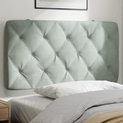 Cuscino testiera Grigio Chiaro 100 cm in Velluto 3207722