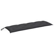 Cuscino Panca | Cuscini per sedie Giardino Antracite M¨¦lange 150x50x7 cm Tessuto