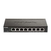 D-link dgs-1100-08pv2/b switch di rete gestito l2/l3 gigabit ethernet (10/100/1000) supporto power over ethernet (poe) nero