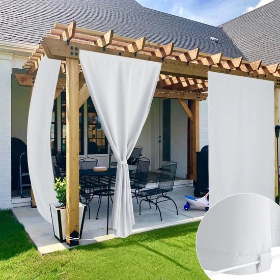Verdisterne per Esterno - Tende per Balcone - Tende per Terrazza - 2 Pezzi - 132B x 213H cm