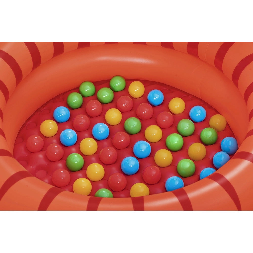 Trade Shop - Piscina Gonfiabile Con Palline Gioco Design Panda 107x94x58cm Per Bambini 2+ Anni 52702 -