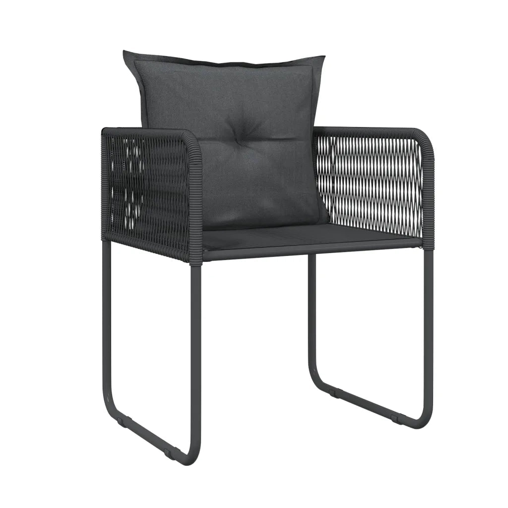 Set da Pranzo da Giardino 5 pz Nero cod mxl 45083