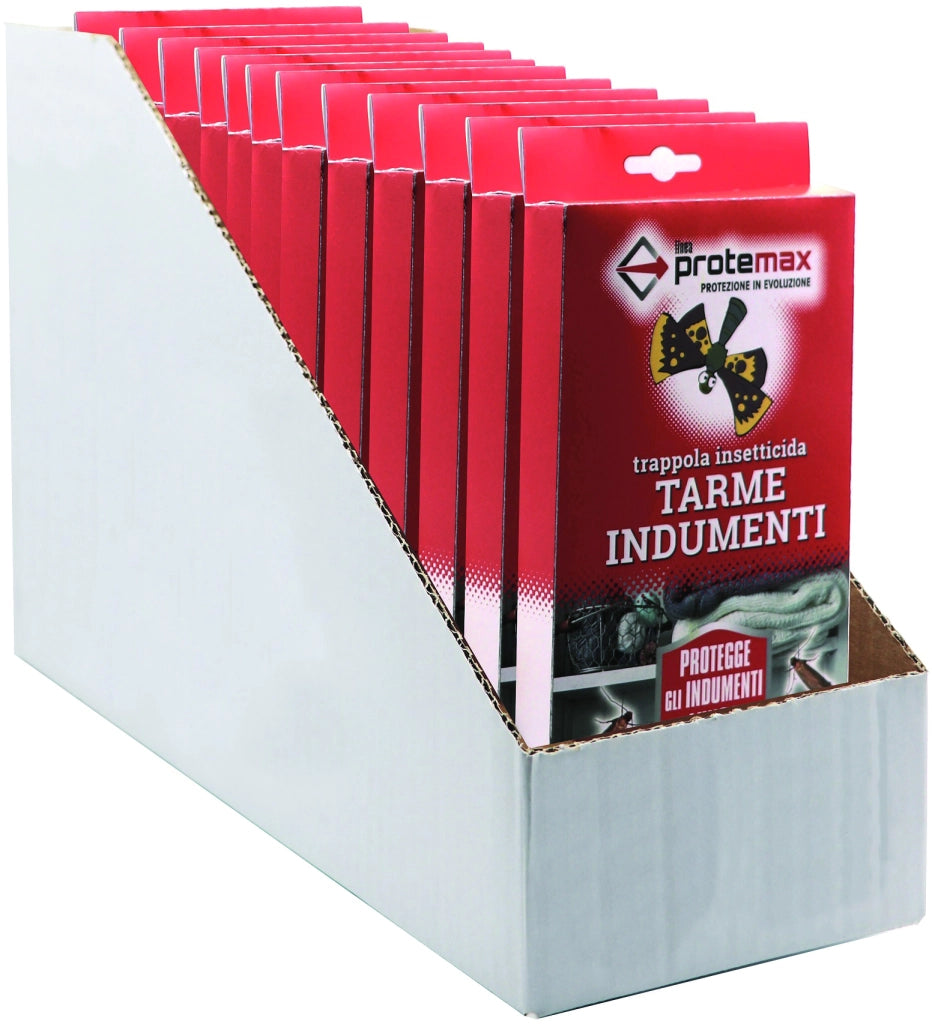 TRAPPOLA ADESIVA PER TARME INDUMENTI 2 pz. 12.00 confezioni