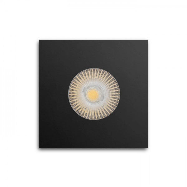 Faretto da incasso WATERBOY SQ nero opaco 230V LED 10W 40° IP65 3000K