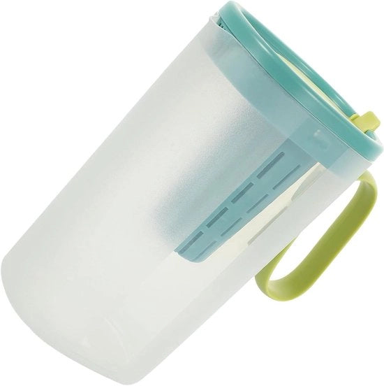Acquaio con Filtro per Frutta e Grande Capacità - Ideale per Tè di Frutta Fresca e Acqua Fredda - Incluso Coperchio e Setaccio