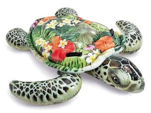 TARTARUGA GONFIABILE CAVALCABILE  +3 ANNI  cm.191x170  peso kg.2,13 (57555)    INTEX