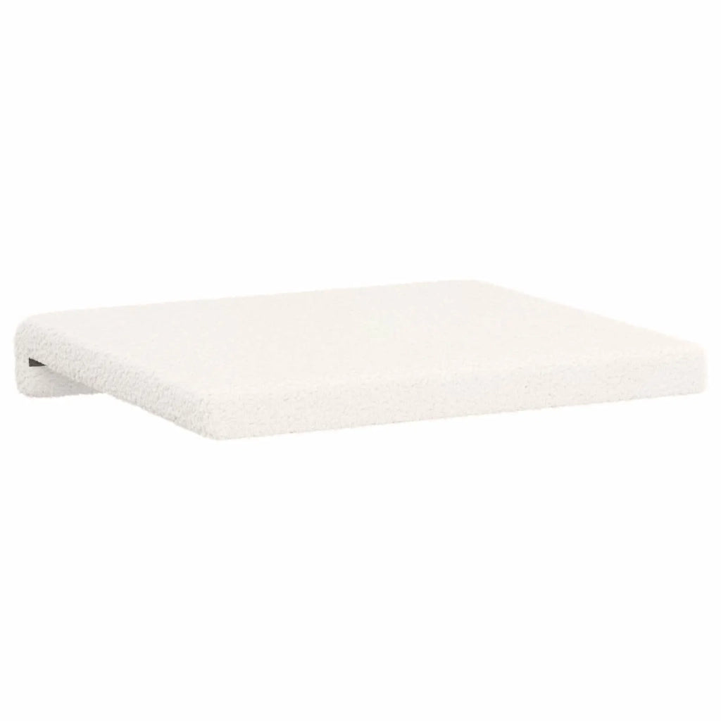 Cuscino per panchina 4 pcs Tessuto Sherpa Crema 42043150