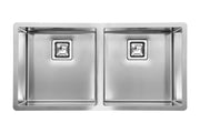 Lavello PYPER 89X45X25 2 vasche ACCIAIO INOX INCASSO SOTTOTOP 01530B.X0.01.2063