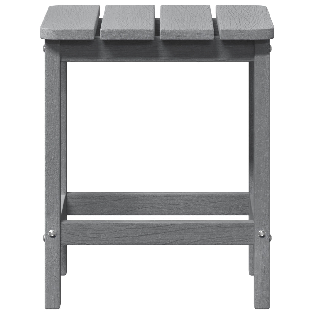 Tavolo Laterale Adirondack Grigio chiaro 38x38x45 cm HDPE