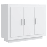 Credenza | Madia | Buffet da pranzo | Armadio da pranzo Bianca 92x35x75 cm in Legno Multistrato