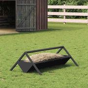 Abbeveratoio per bestiame Nero 111 x 76 x 38 cm 874660