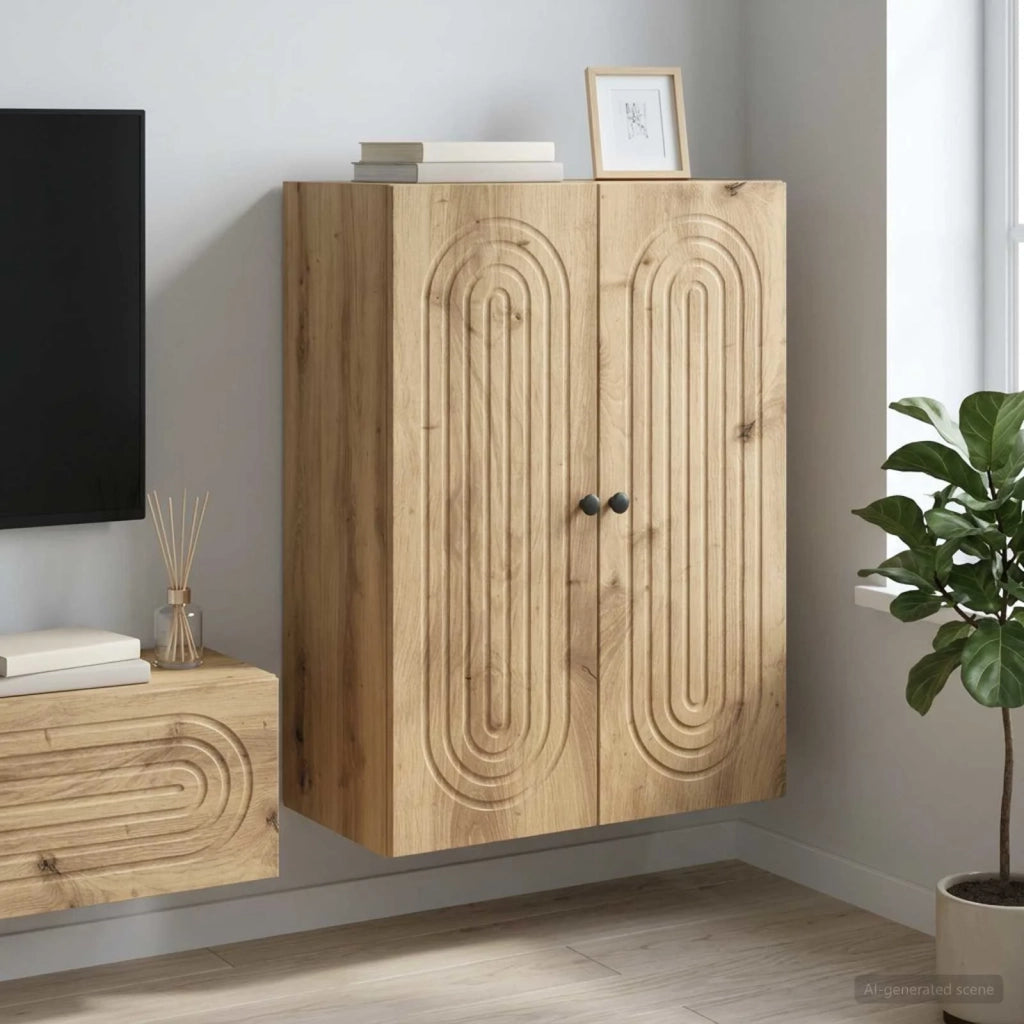 Armoire Murale 66 x 34,5 x 90 cm Bois d'ingénierie