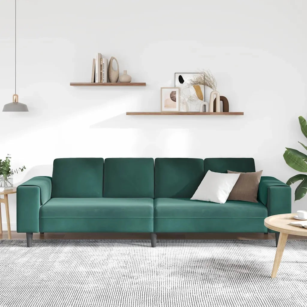 Set di divani Verde scuro Velluto