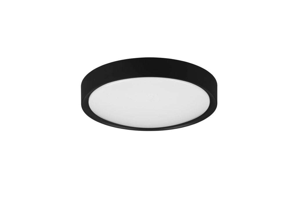 Plafoniera da Interno a led in Plastica Nero Opaco