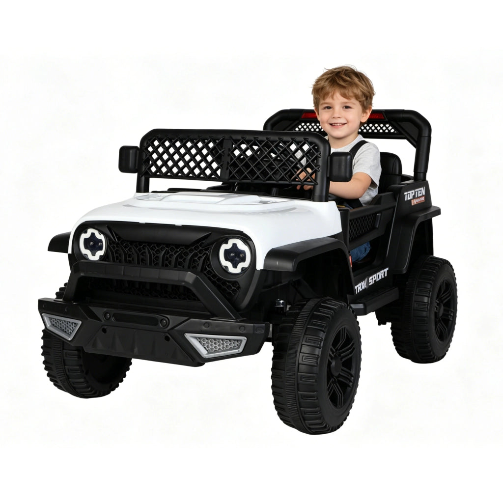 Macchina elettrica per bambini ¨C zephmum ¨C Rosso con telecomando