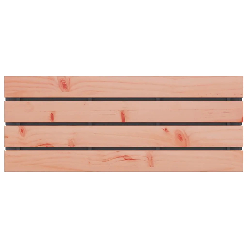 Panchina da giardino Antracite 100 x 40 x 43 cm Acciaio 874907