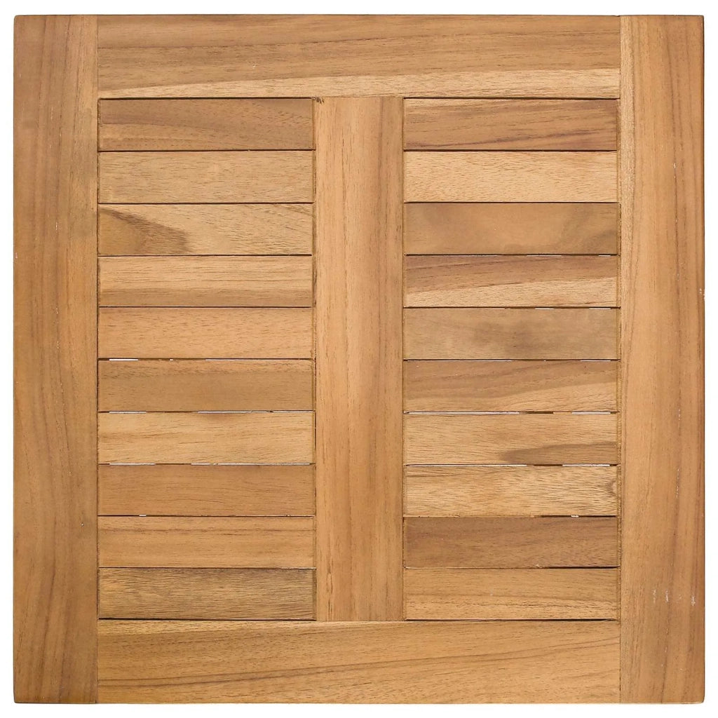 Sedia a sdraio pieghevole con tavolo 2 pcs Naturale 3426520