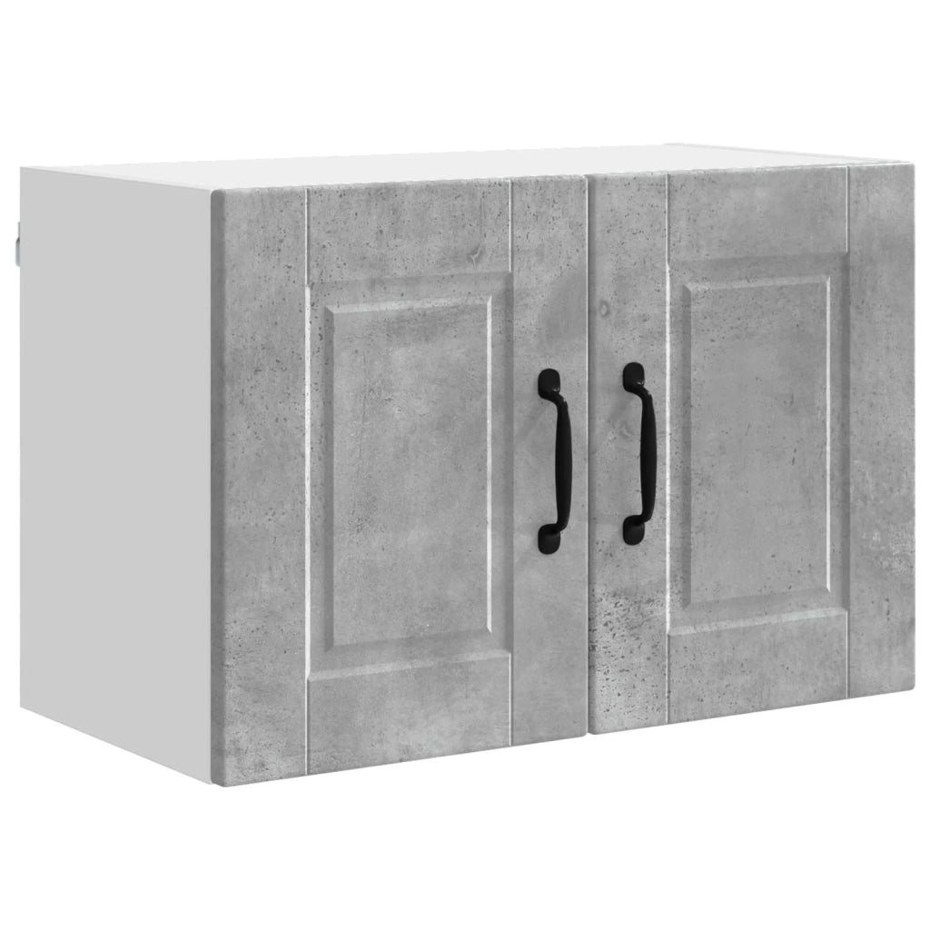 Armadietto a muro PORTO 2 pcs Grigio cemento 60 x 31 x 40 cm