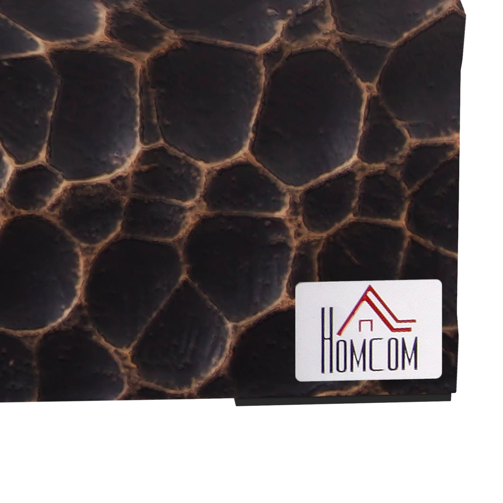 Tavolino da salotto biocamino ¨C zephmum ¨C 33x16x18cm nero