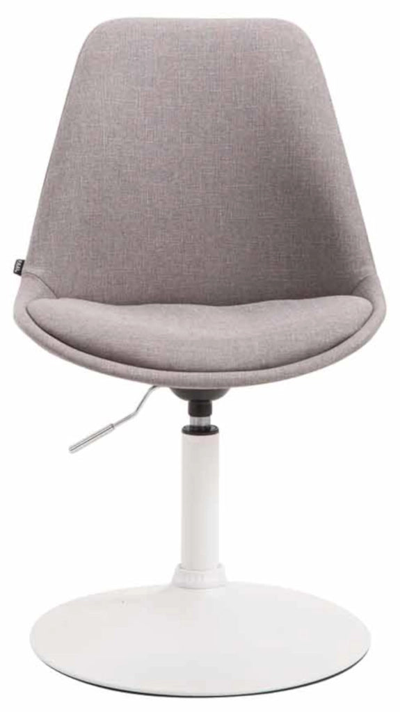 Set di 4 sedie da pranzo in tessuto Maverick grigio,bianco