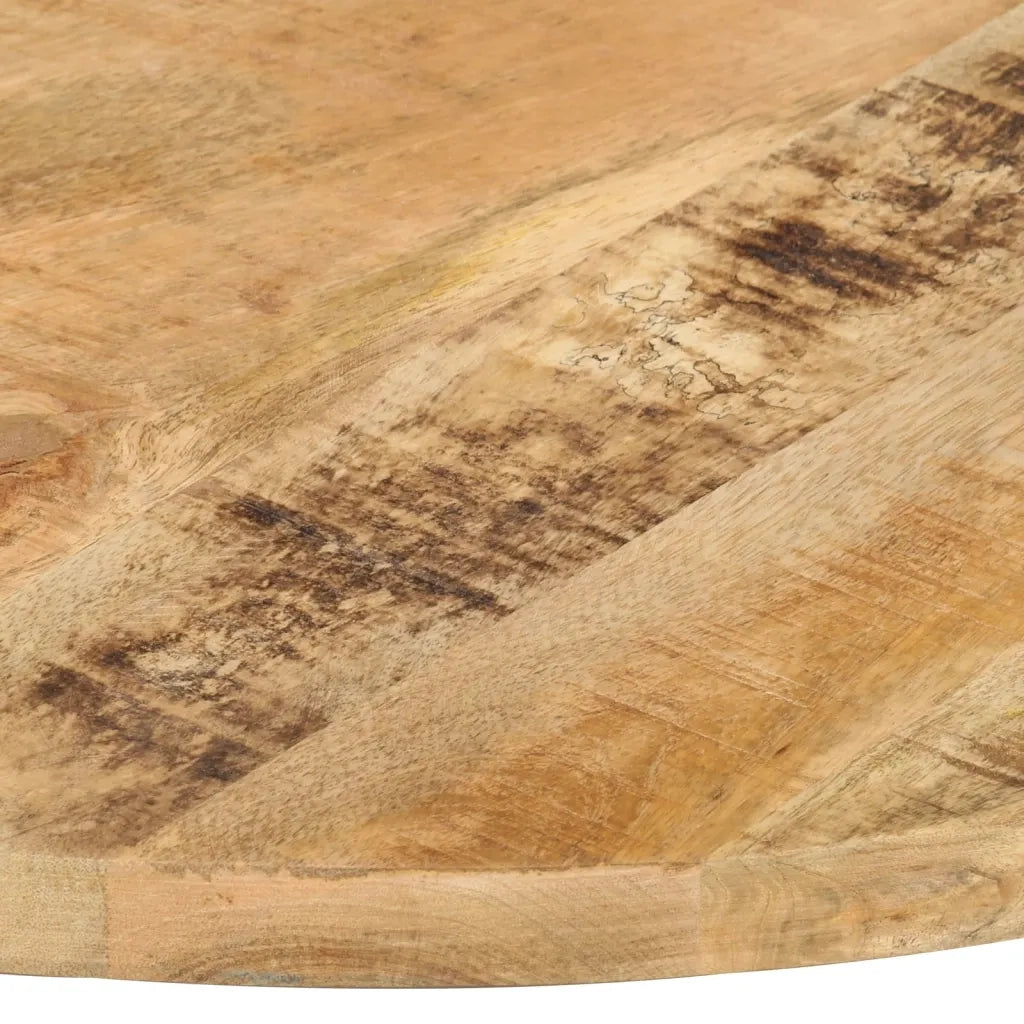 Piano Tavolo in Legno Massello di Mango Rotondo 25-27 mm 70 cm 286007