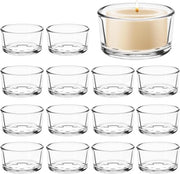 Candelabri in vetro - Set da 15 - Adatti a tutte le occasioni
