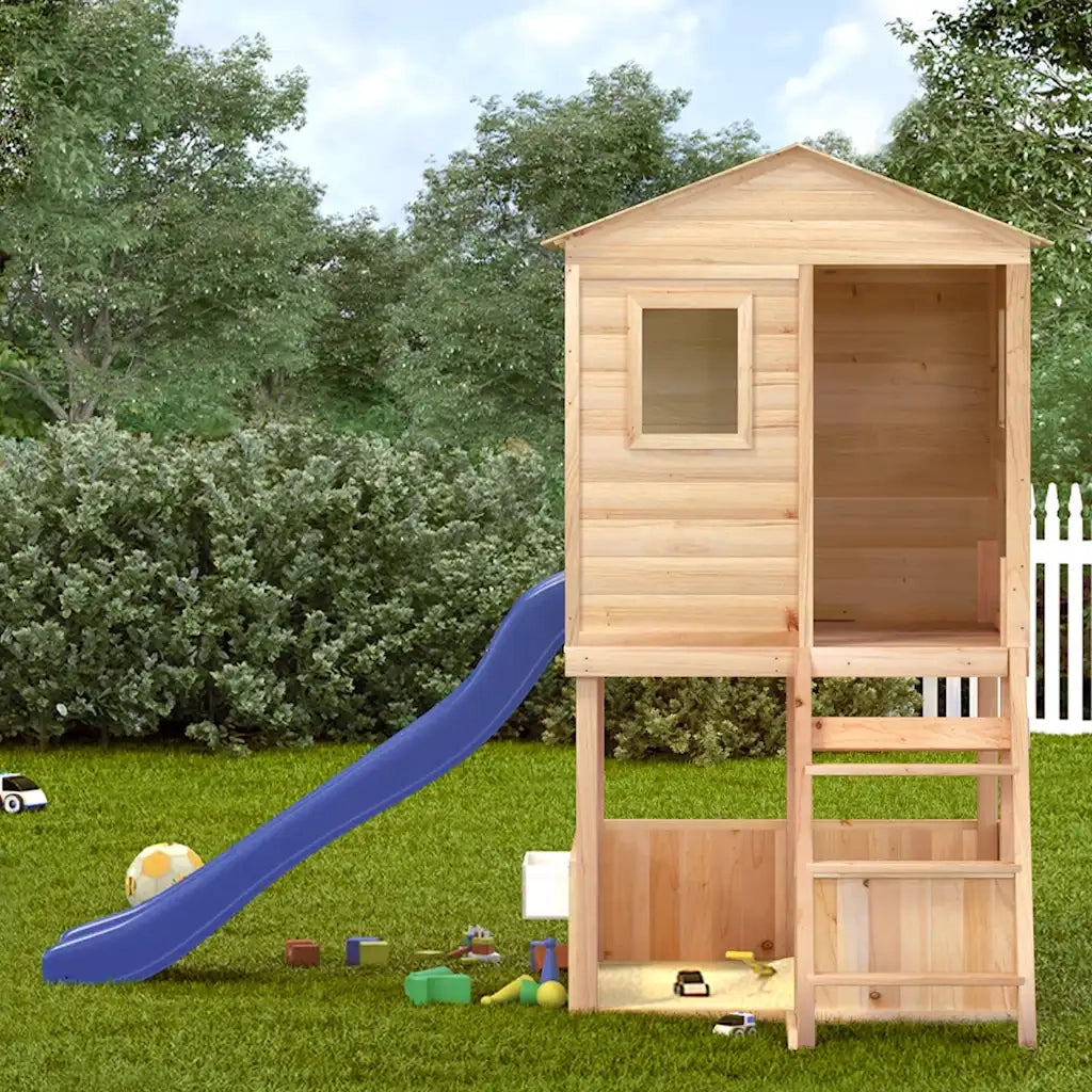 vidaXL Set da Gioco da Esterno in Legno Massello di Abete