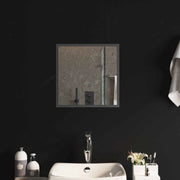 Specchio da bagno LED Trasparente 40 x 40 cm vetro temperato 42045807
