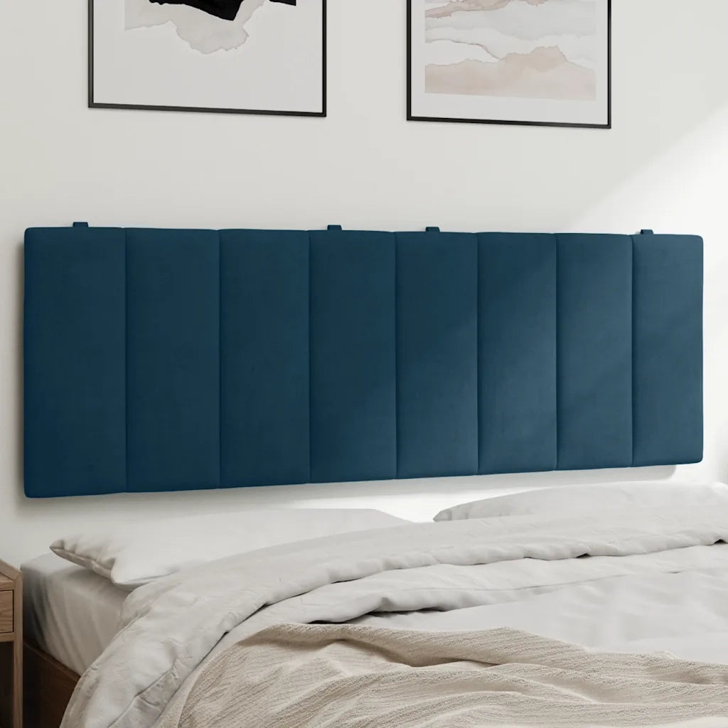 Cuscino Testiera Blu 120 cm in Vellutocod mxl 88367