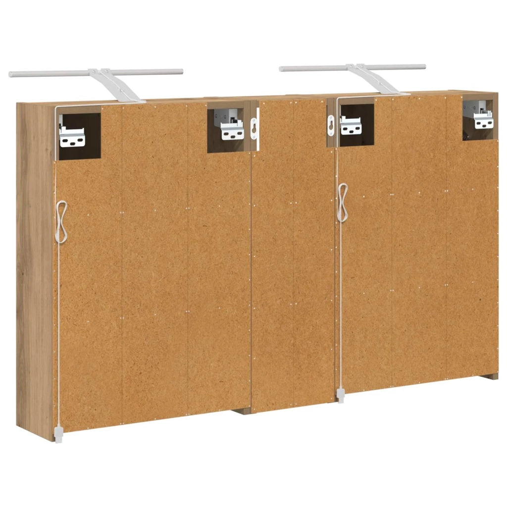 Set di Armadi da Bagno 3 pcs 106 x 16 x 62,5 cm