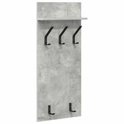Appendiabiti a muro Grigio cemento 40 x 10 x 90 cm CFW6726135
