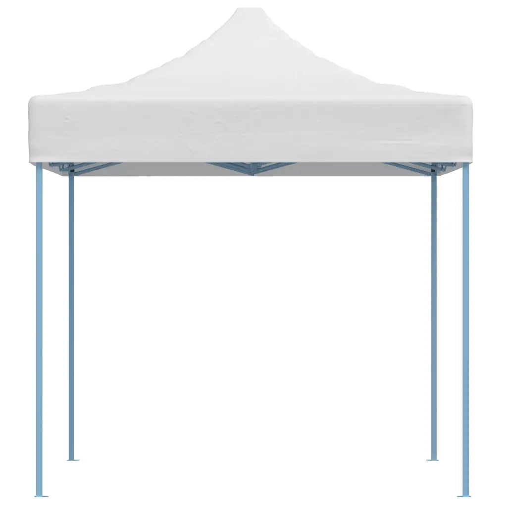 Gazebo | Pergolato Professionale Pieghevole 280x410x315 cm Acciaio Bianco