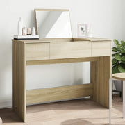 Toeletta con Specchio Rovere Sonoma 100x45x76 cm
