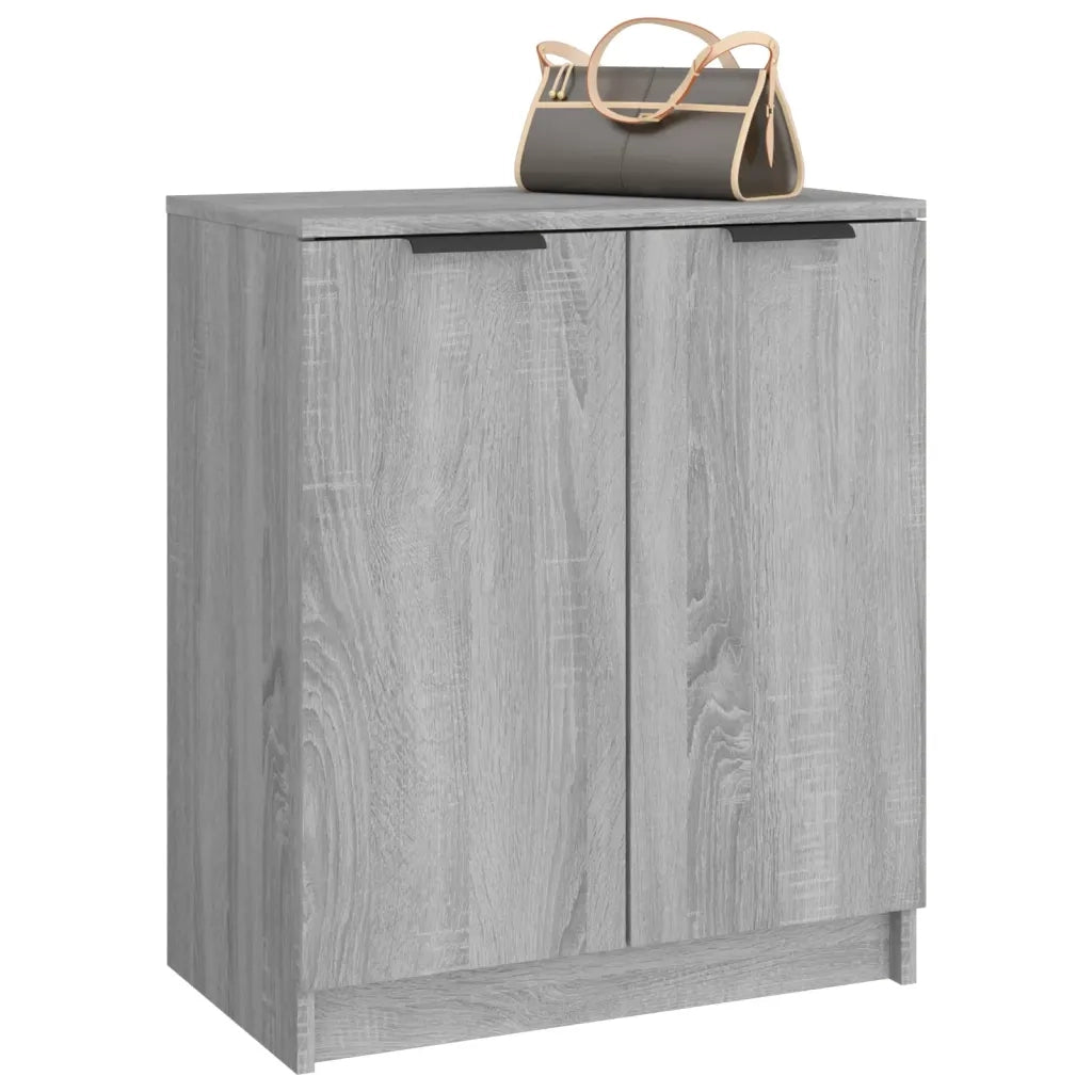 Scarpiera-Scaffale per scarpe Grigio Sonoma 59x35x70 cm in Legno Multistrato