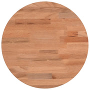 Piano per Tavolo | Superficie Tavolo | Piano Scrivania ?30x1,5 cm Rotondo in Legno Massello di Faggio