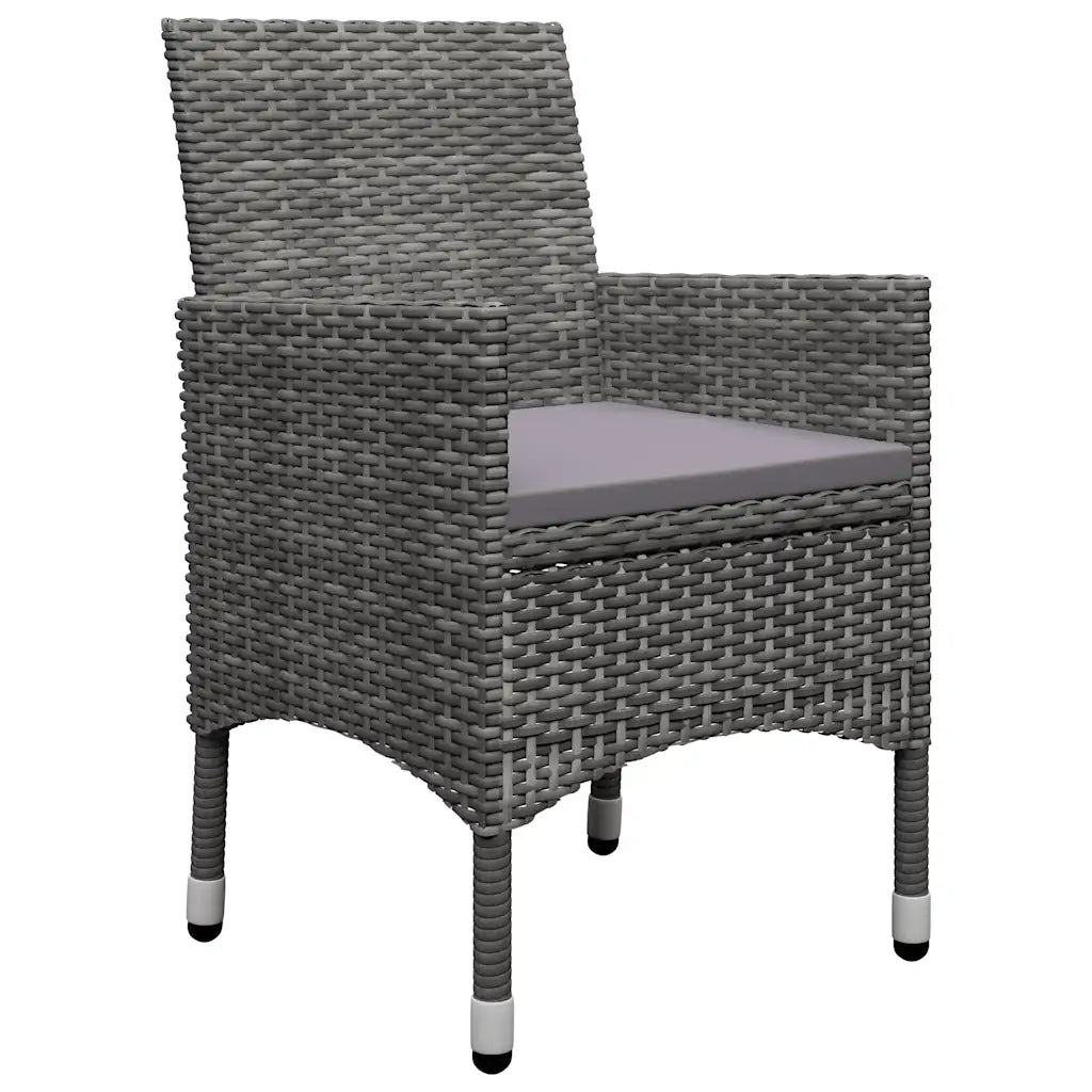 Set Mobili da Pranzo per Giardino 7 pz Grigio cod mxl 43792