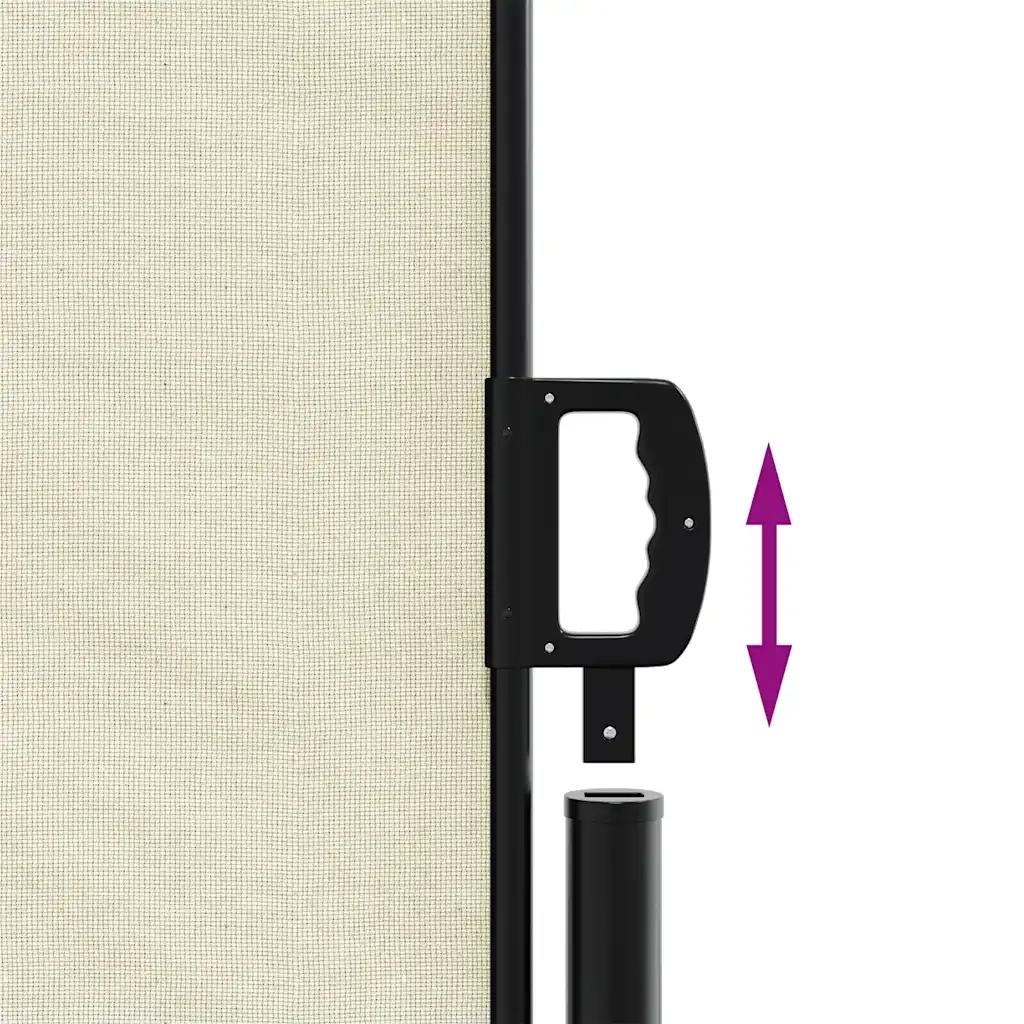 Tenda da Sole Laterale Retrattile Crema 160x500 cm 4004430