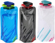 Set di 3 Ombrellini per Bicchieri Collapsabili BPA Libero per Feste, Escursioni, Viaggi, Avventure Accessori per Feste con 3 Colori (Blu, Bianco, Nero)