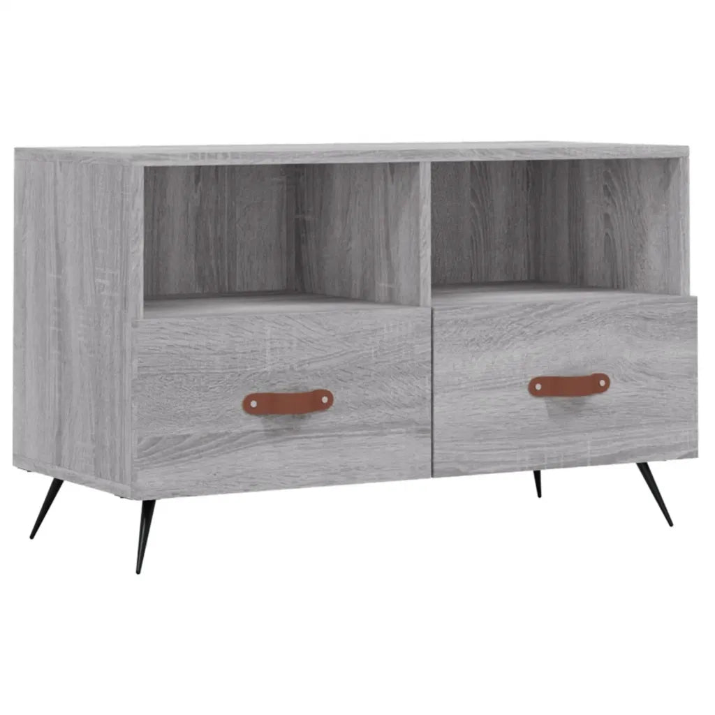 Mobile TV | Armadietto TV | Mobile Porta TV Grigio Sonoma 80x36x50 cm in Legno Multistrato