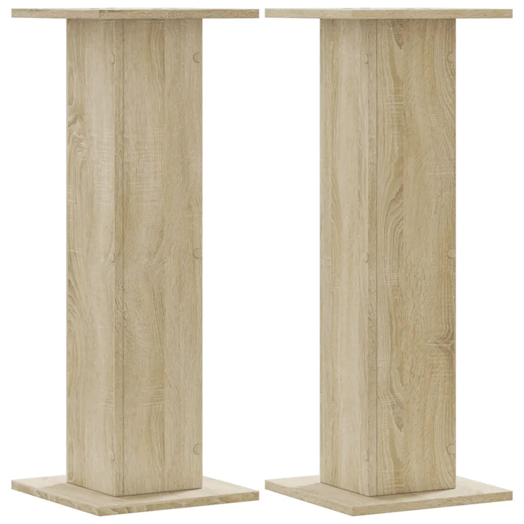 Supporti per piante | Sostegno per piante 2 pz Rovere Sonoma 30x30x80cm in Truciolato