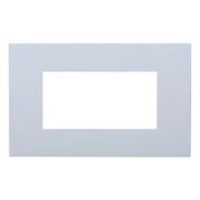 Placca Plastica Serie Venus 4P Colore Bianco Compatibile Con Vimar Arke