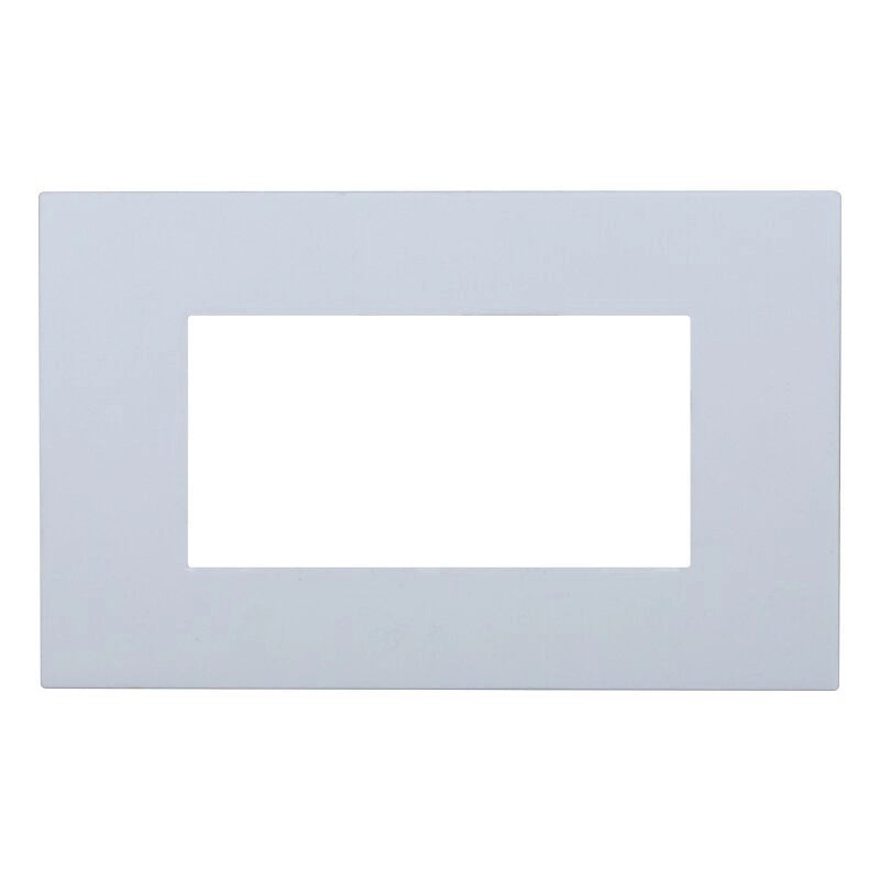 Placca Plastica Serie Venus 4P Colore Bianco Compatibile Con Vimar Arke