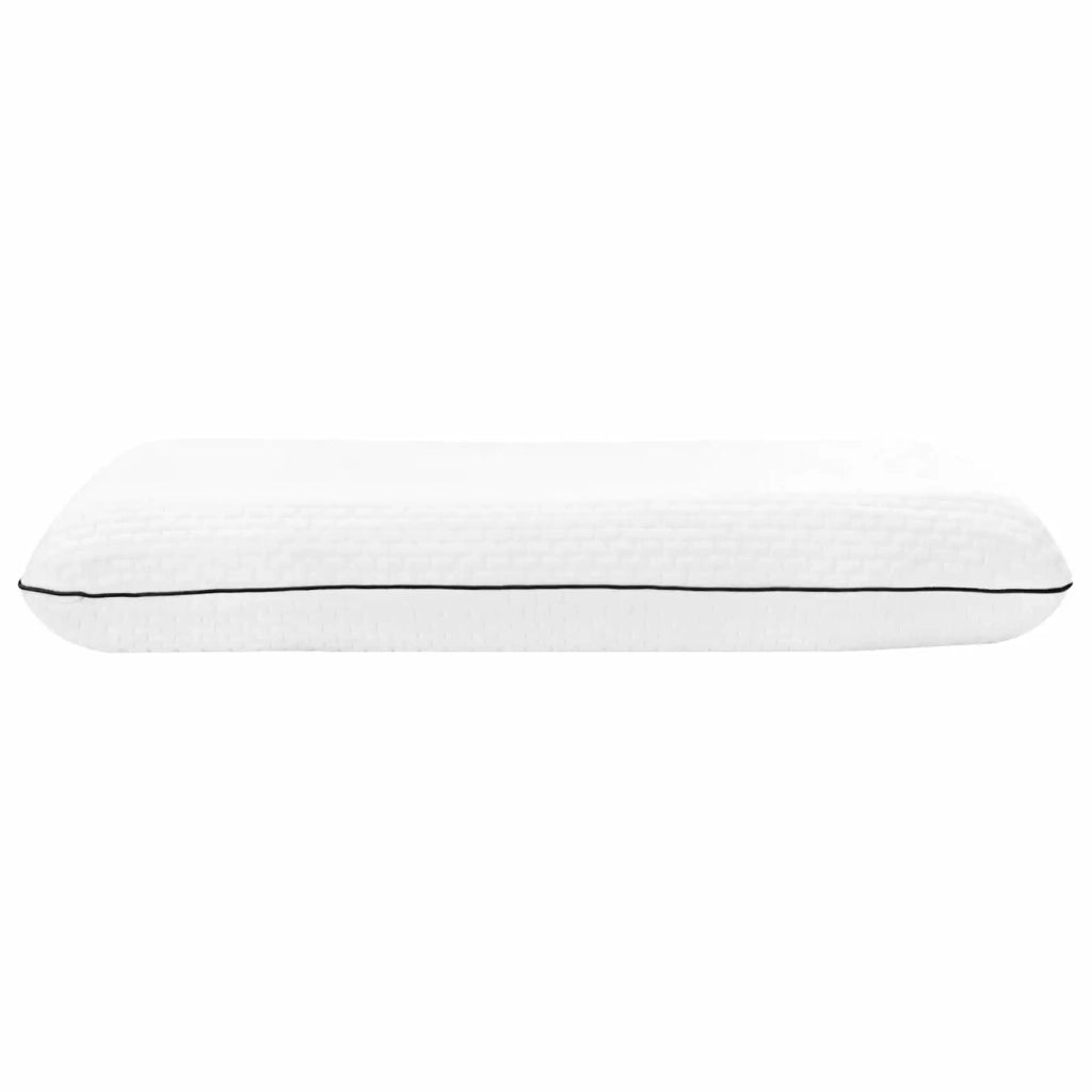 Cuscino da Letto Tinta unita Bianco 70 x 35 x 10 cm Schiuma Gel CFW3207048