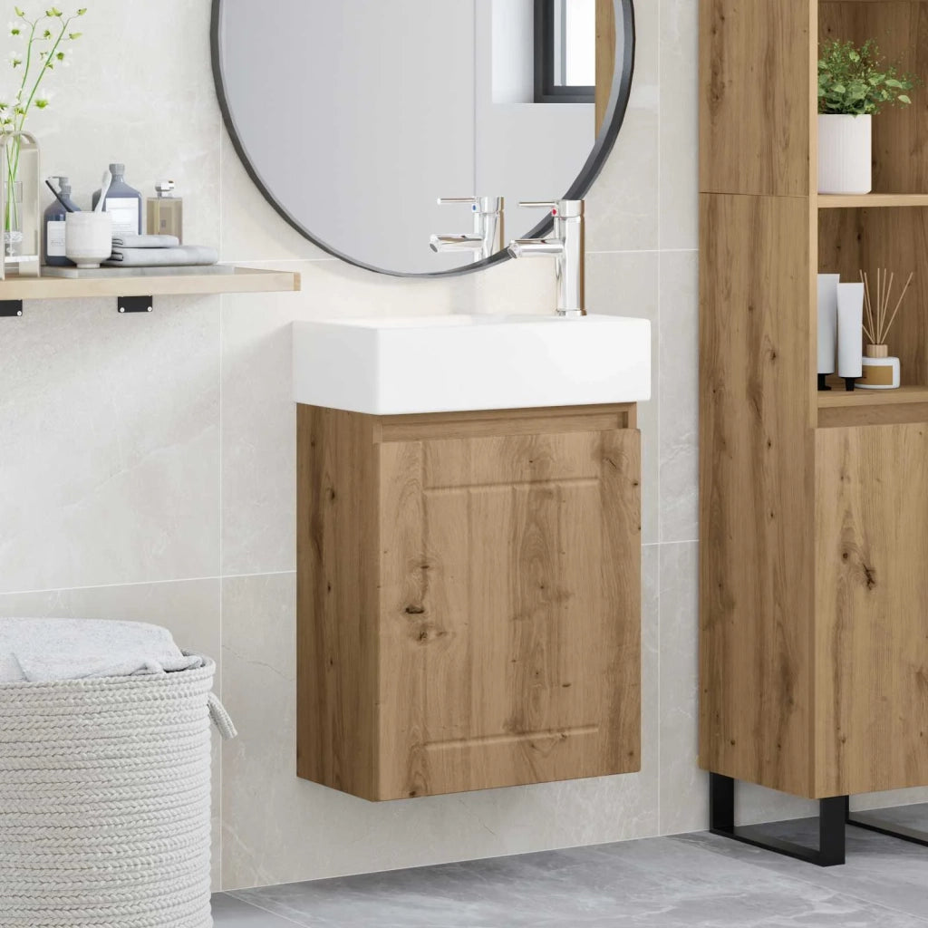 Mobile bagno con rubinetto Rovere Artigianale 889500