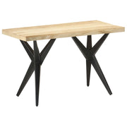 Tavolo da Pranzo 120x60x76 cm in Legno Massello di Mango  cod mxl 16551