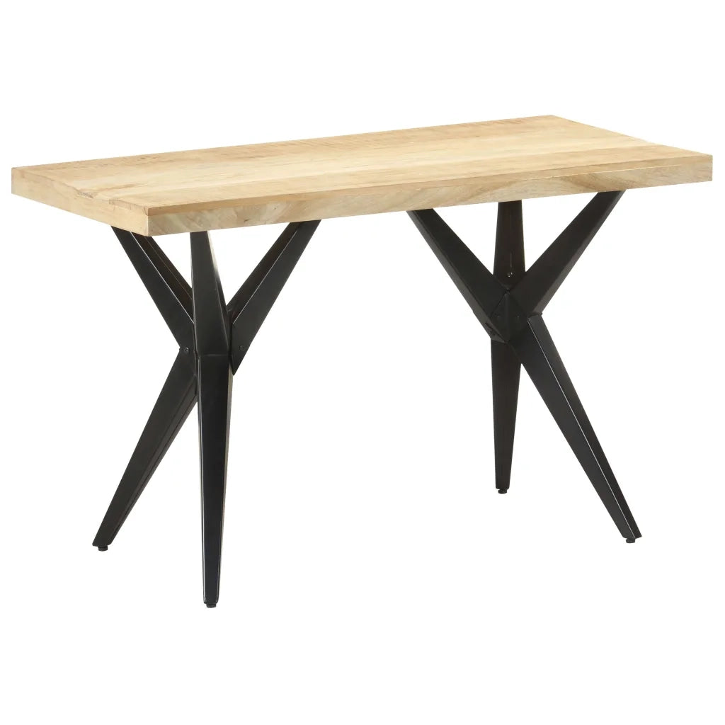 Tavolo da Pranzo 120x60x76 cm in Legno Massello di Mango  cod mxl 16551
