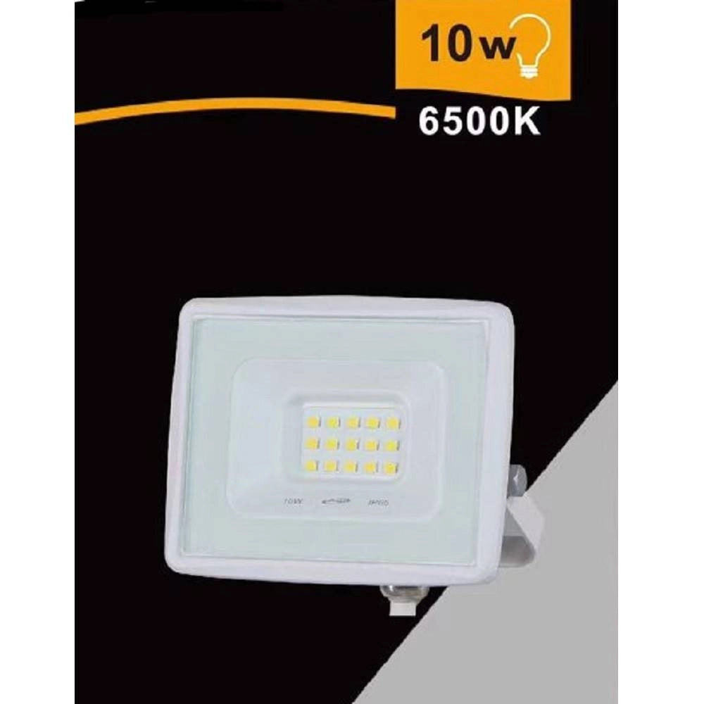 Trade Shop - Faretto Led Faro 10 Watt 900lm Ip65 Bianco Luce Calda Fredda Naturale Ek02-10w-b - -bianco Freddo      -